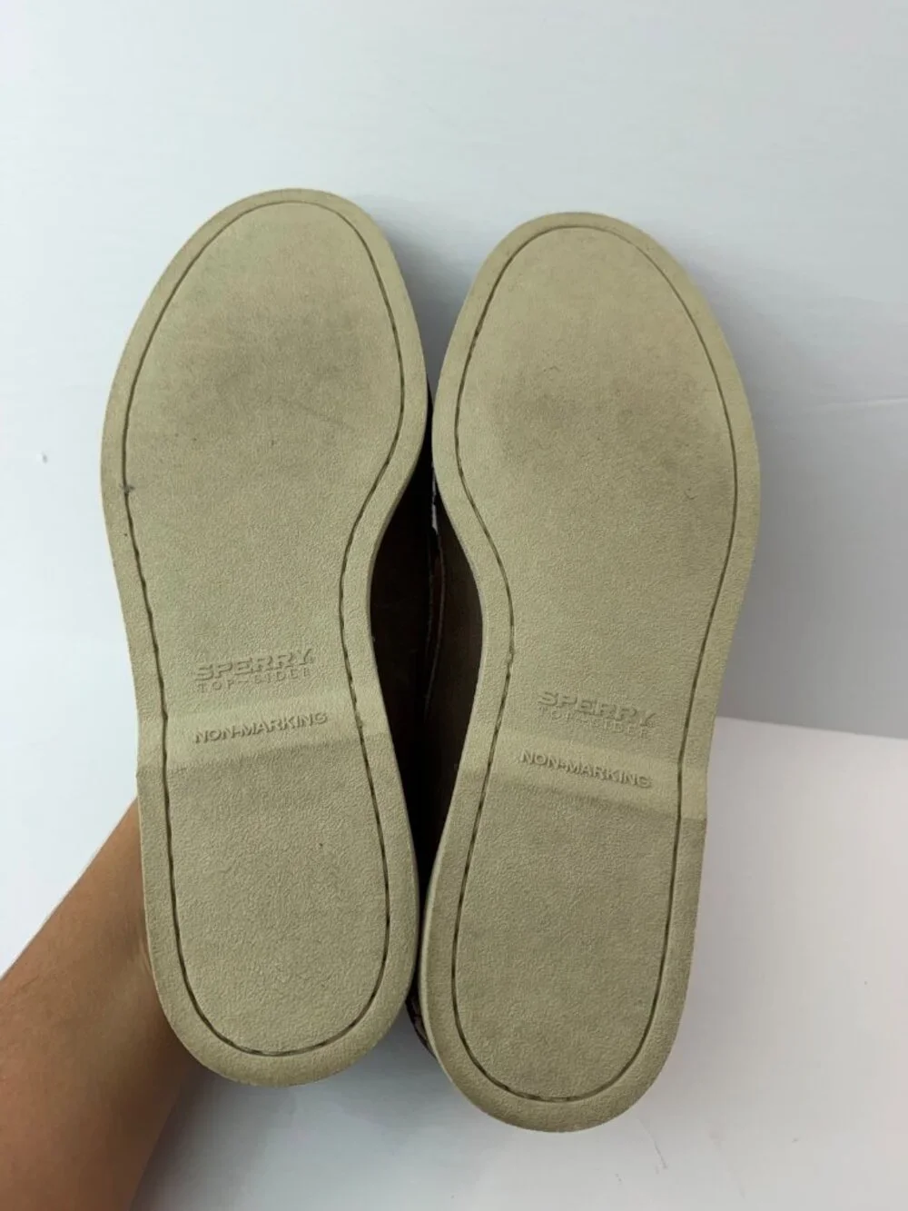 Sperry Men's Gold Cup Topsider Boat / Deck Shoes 11M Brown Leather Slip On